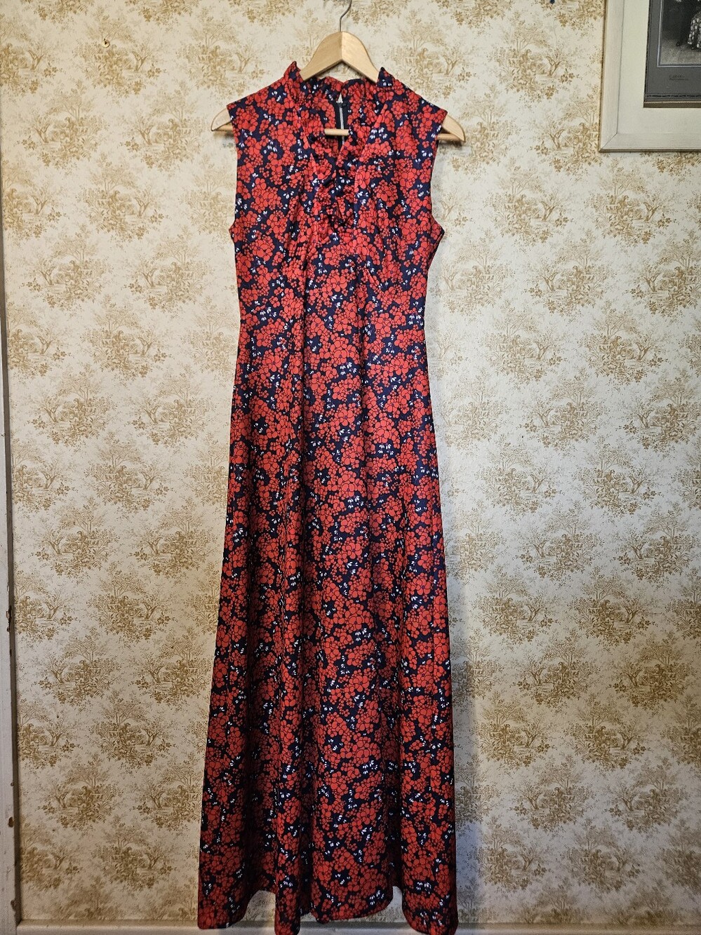Vintage Handmade Mid-century Maxi Dress